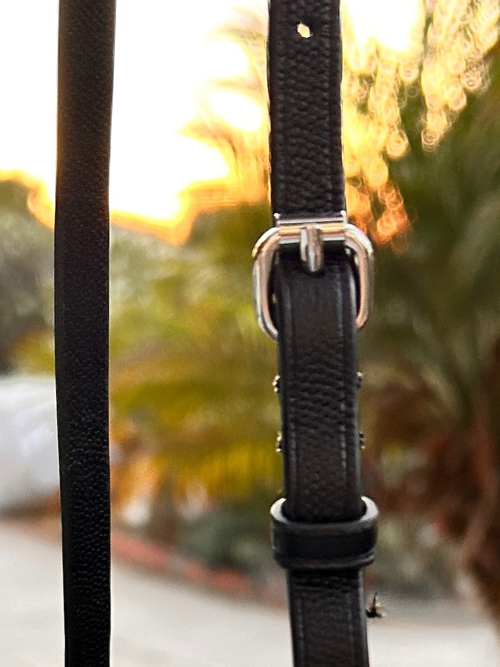 Rebecca Minkoff Crossbody Bag / Wallet Black with Silver Tone Chain Strap - Picture 8 of 8